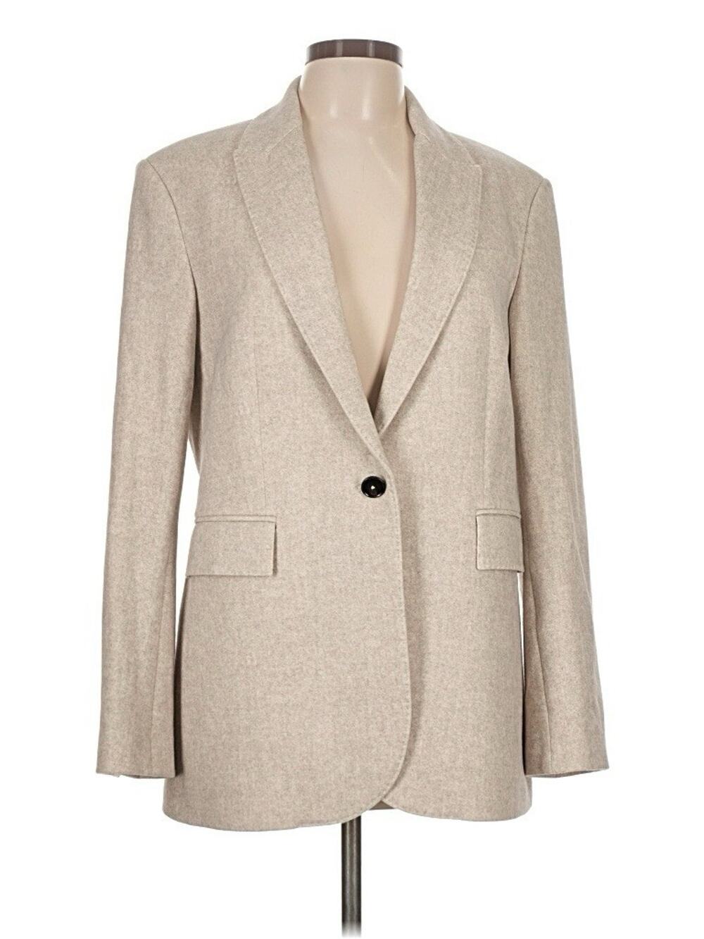 circolo 1901 Cream Soft Felted Blazer Jacket 48 US 12